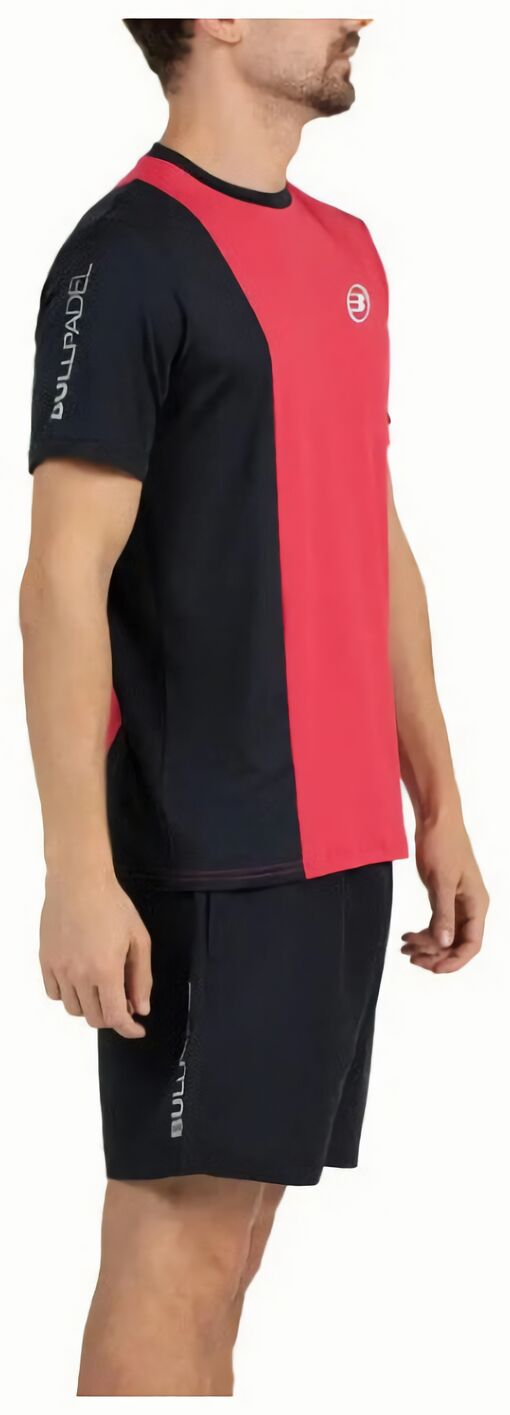 (EU) Футболка мужская Bullpadel Palancos, Красная (2XL)