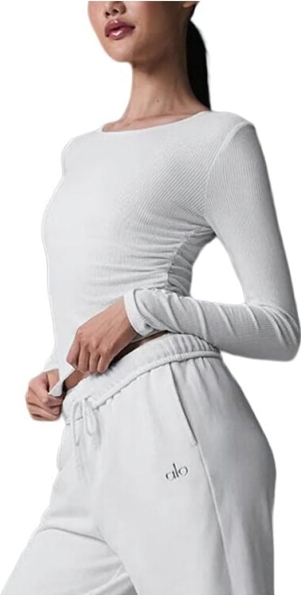(CN) Футболка женская Alo Yoga 191677142404, Белая (M)