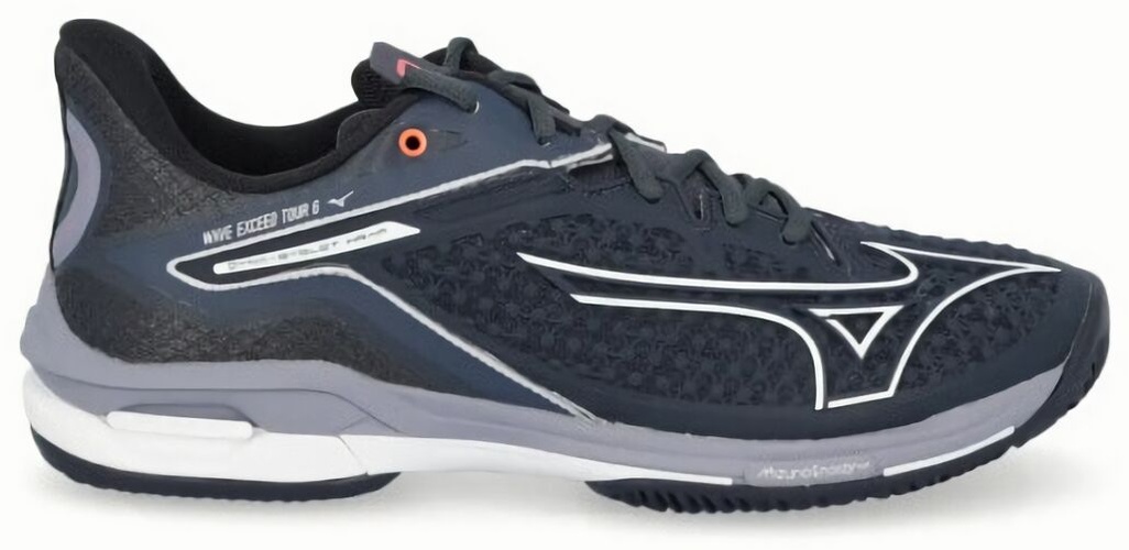 (EU) Кроссовки мужские Mizuno Wave Exceed Tour 6 CC, 61GC2474, Черные (р. 42,5)