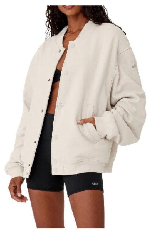 (CN) Куртка женская Alo Yoga 191677395787, Белая (XL)