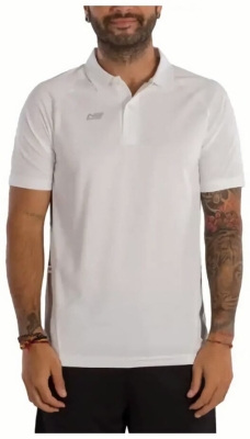 (EU) Поло мужское Enebe Strauss 40401, Белое (L)