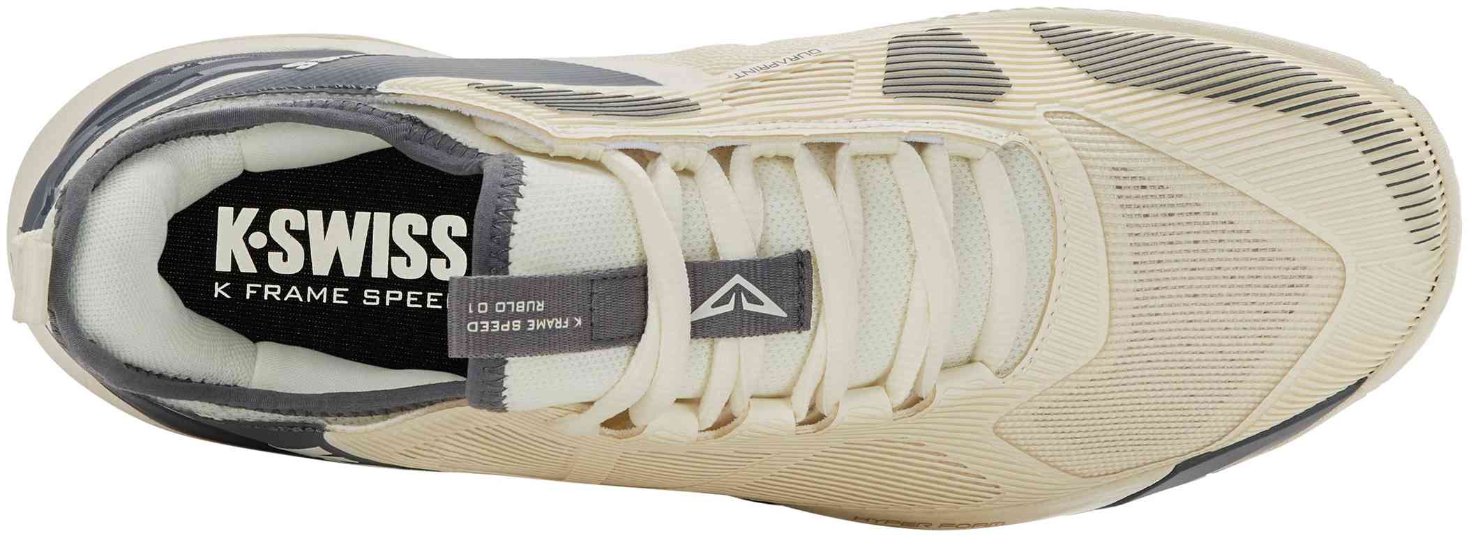 Кроссовки мужские K-Swiss K-Frame Speed Rublo Clay, Светло-бежевые/Серые (р. 44)