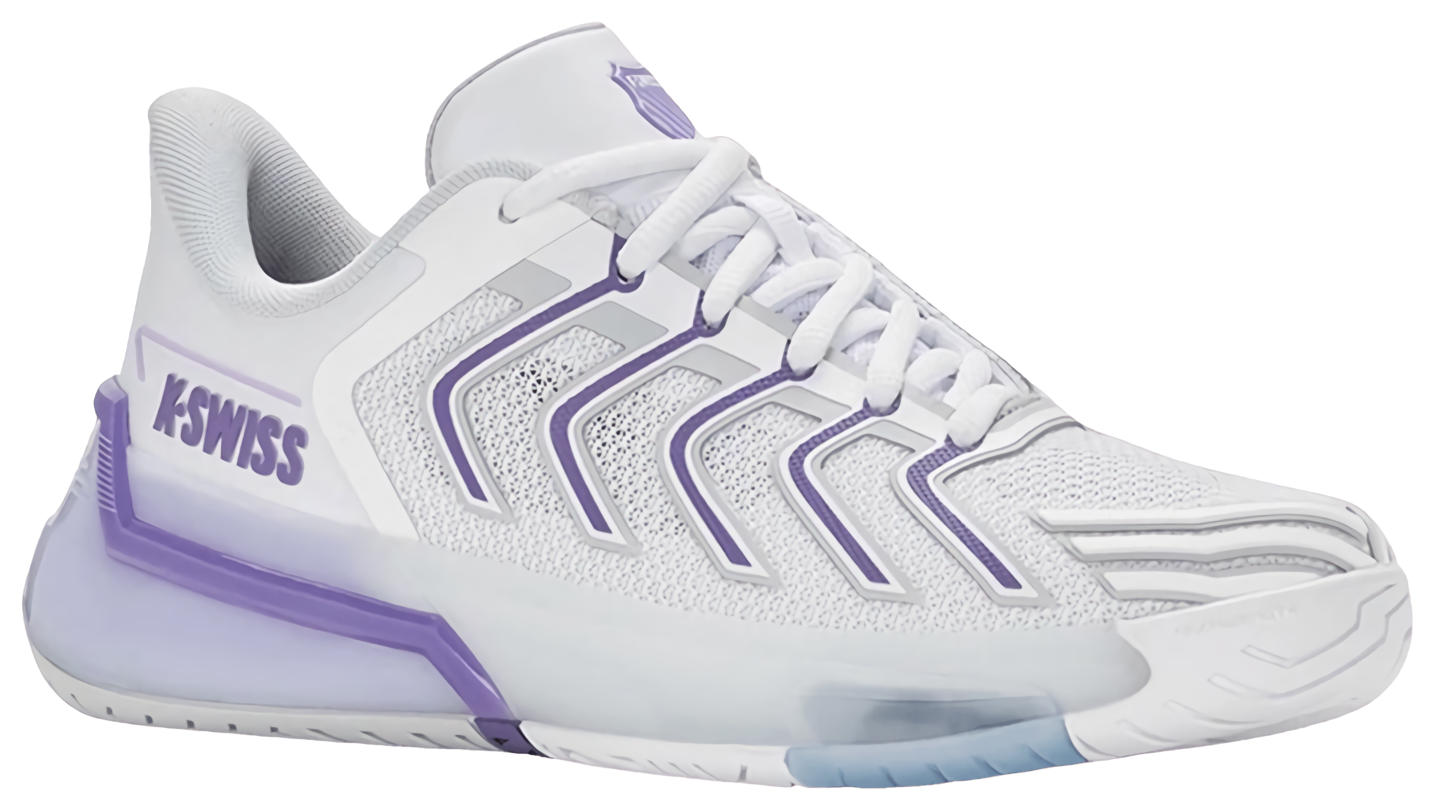 Кроссовки женские K-Swiss Ultrashot 4, Белые/Серые/Лиловые (р. EUR 38)