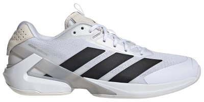 Кроссовки мужские Adidas Adizero Ubersonic 5 M, Белый/Черный/Серебро (р. EUR 44)