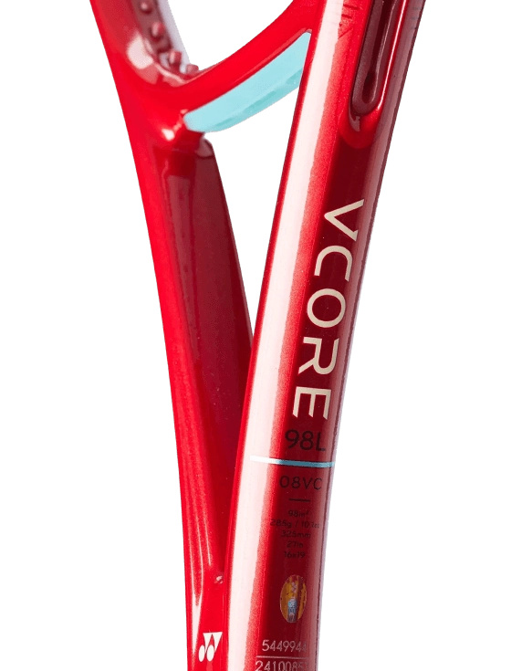 Ракетка для тенниса Yonex VCore 98L, Рубиново-красная