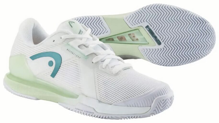 (EU) Кроссовки женские Head Sprint Pro 4.0 Clay, 274195 WHLN, Белые (р. 40,5)