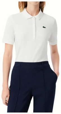 (EU) Поло женское Lacoste Core Performance PF8631, Белое (L)