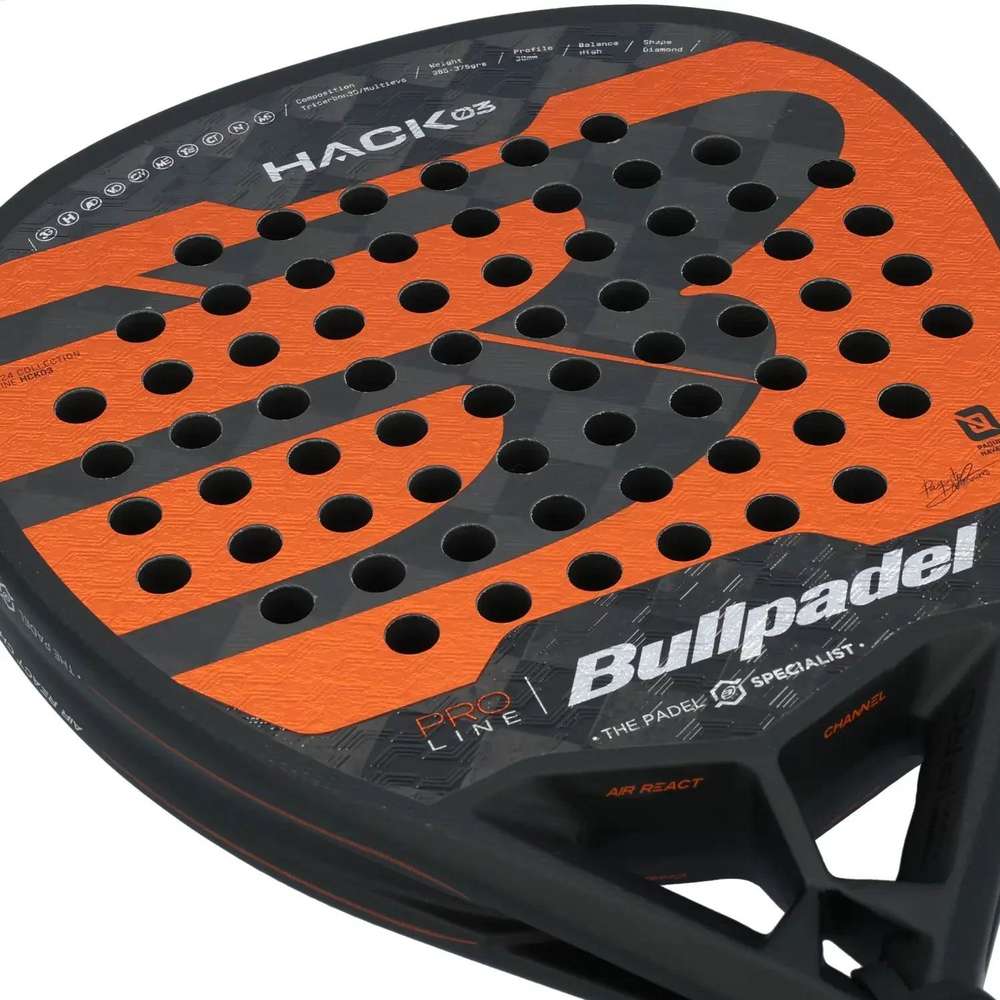 (EU) Ракетка для падел тенниса Bullpadel Hack 03 24 - Paquito Navarro