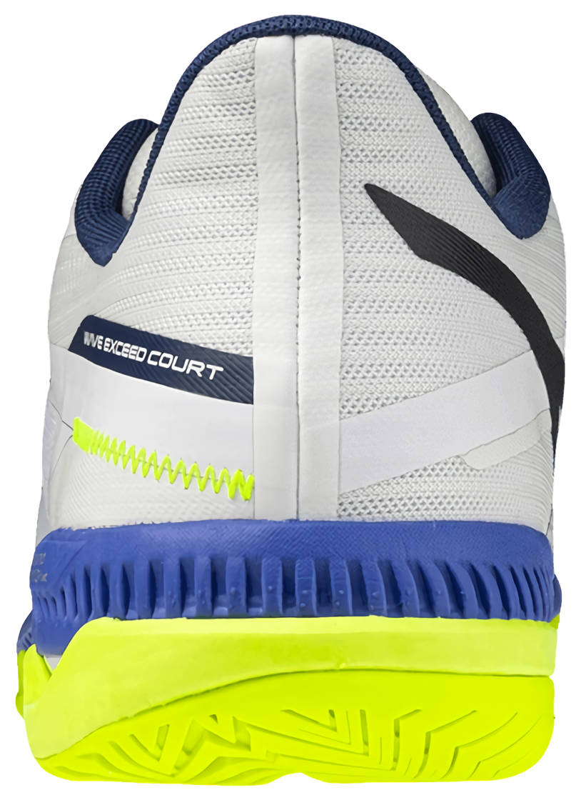 Кроссовки мужские Mizuno Wave Exceed Court, Белые/Синие, лёгкие, для активной игры (р. EUR 43)