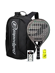 Набор ракетка Bullpadel Game CTR Gray + Сумка Bullpadel Avant 2 + Овергрип Shockout + Защитная лента + Банка геля Bullpadel Dry