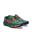 ASICS GEL-RESOLUTION X PADEL GREEN/ORANGE 1041A492