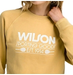 (EU) Свитшот женский Wilson Sideline Crew, Золотистый (L)