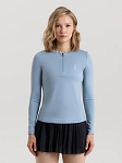 Лонгслив женский 7/6 Maya Longsleeve - Arona, Голубой (2XS)