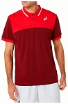 (EU) Поло мужское Asics Court 2041A256, Красное (XL)