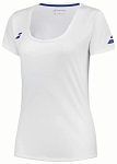 (EU) Топ для девочек Babolat Play Манга, Белая (L/XL)