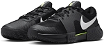 Кроссовки мужские Nike Zoom GP Challenge 1.5 Clay, Чёрные/Серые, для грунтовых кортов, с технологией Air Zoom (р. 26)