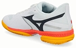(EU) Кроссовки мужские Mizuno Wave Exceed Court CC, 61GC2520, Бело-Оранжевые (р. 44)
