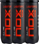 (EU) Мячи для падел тенниса Nox Nerbo CABONER3UN, 3 банки (3 шт в банке)