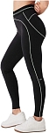 (CN) Легинсы женские Alo Yoga Airbrush High-Waist Heart Throb, Чёрные (XS)
