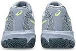Кроссовки мужские Asics Gel-Resolution X GS CLAY, Серые/Салатовые (р. 32,5)