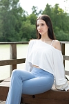 Брюки женские SURE CK1524, Голубые (ONE SIZE)