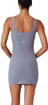 (CN) Платье-комбинация женское Alo Yoga Crew Neck Moderate Short Slip, Серое (XS)