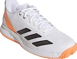 (EU) Кроссовки мужские Adidas Courtflash Speed 2 White/Orange Jr4508, Белые (р. 44 2/3)