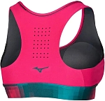 (EU) Спортивный бюстгальтер женский Mizuno Frontier, Розовый (S)