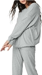 (CN) Свитшот женский Alo Yoga Soho Pullover, Серый (M)