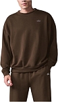 (CN) Свитшот Alo Yoga Accolade Crew Neck Pullover, Коричневый (S)