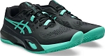 (EU) Кроссовки мужские Asics Gel-Resolution X Clay Black/Green 1041A485, Чёрные (р. 40.5)