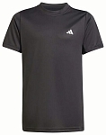 (EU) Футболка детская Adidas B Club KQJ42, Чёрная (рост 128 см)