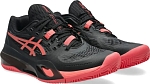 (EU) Кроссовки женские Asics Gel-Resolution X Clay Black Women 1042A277, Чёрные (р. 40)