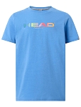 Футболка для мальчиков Head Rainbow T-Shirt B, Голубая (рост 152 см, 11–12 лет)