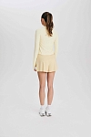 Лонгслив женский SURE Рашгард 1/2 zip, Жёлтый (S)