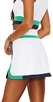 Юбка женская Beach Riot Nanette Skirt W, Белая/Зеленая (M)