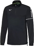 (EU) Лонгслив унисекс Mizuno Team Sendai, Чёрный (M)