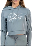 (EU) Свитшот женский Drop Shot Moss Sweatshirt Dt312816, Серый (S)