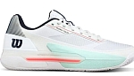 (EU) Кроссовки мужские Wilson Rush Tour 5 Clay White/Turquoise/Coral Wrs338260, Белые (р. 46)