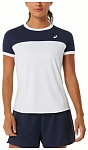 (EU) Футболка женская Asics Court SS Top 2042A262, Белая (XS)