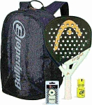 Набор ракетка Head Extreme Edge Black + Сумка Bullpadel Avant + Овергрип Shockout + Защитная лента + Банка геля Bullpadel Dry
