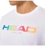 (EU) Футболка мужская Head Rainbow, Белая (M)