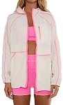 Куртка женская Beach Riot Mel Jacket W, Белая/Розовая (S)