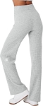 (CN) Кашемировые брюки Alo Yoga Cashmere High-Waist Plush Waffle Pant, Белые (2XS)