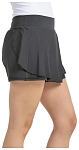 (EU) Юбка женская Bullpadel ADRAR BASIC SKIRT, Чёрная (XL)