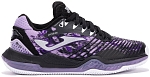 Кроссовки женские Joma Point (W), Черные/Фиолетовые/Серые, с усиленной стабилизацией (р. 38)