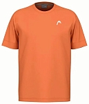 (EU) Футболка мужская Head Slice Ii, Оранжевая (2XL)
