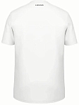(EU) Футболка мужская Head Topspin, Белая (XL)