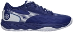 Кроссовки мужские Mizuno Wave Enforce Court CC, Темно-синие/Белые (р. 41,5)