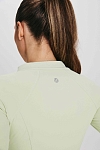 Лонгслив женский SURE 1/2 zip с охлаждающим эффектом, Светло-зелёный (L)
